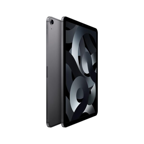 Apple iPad Air (5th Generation): with M1 chip, 27.69 cm (10.9″) Liquid Retina Display, 64GB, Wi-Fi 6 + 5G Cellular, 12MP front/12MP Back Camera, Touch ID, All-Day Battery Life – Space Gray