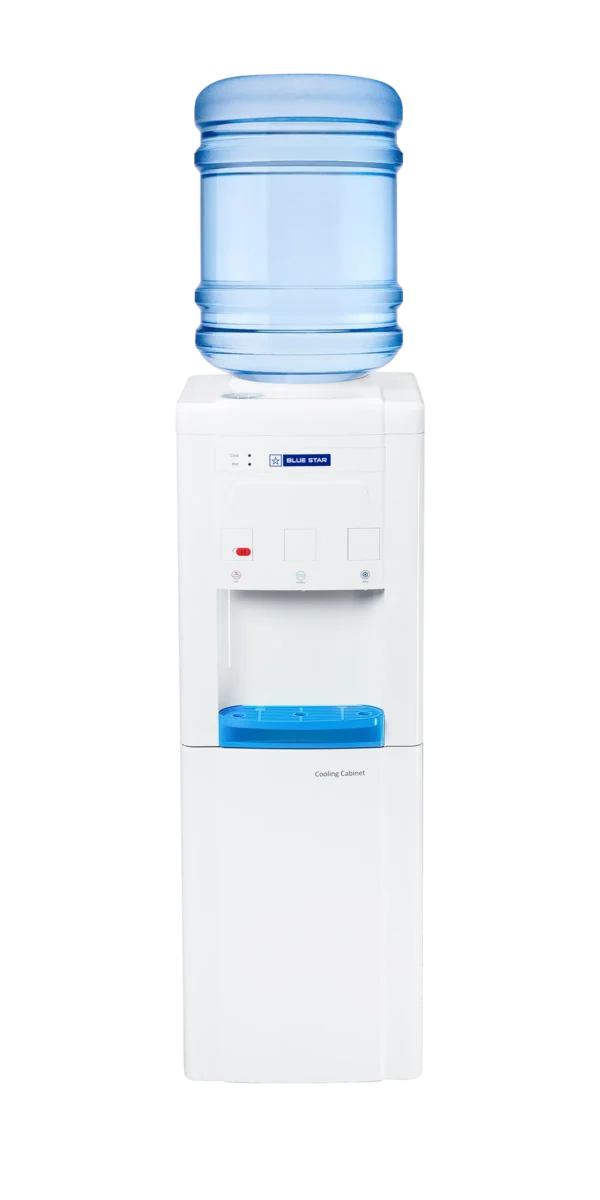 GA Series With Refrigerator-White Floor Standing | Bottled Water Dispenser