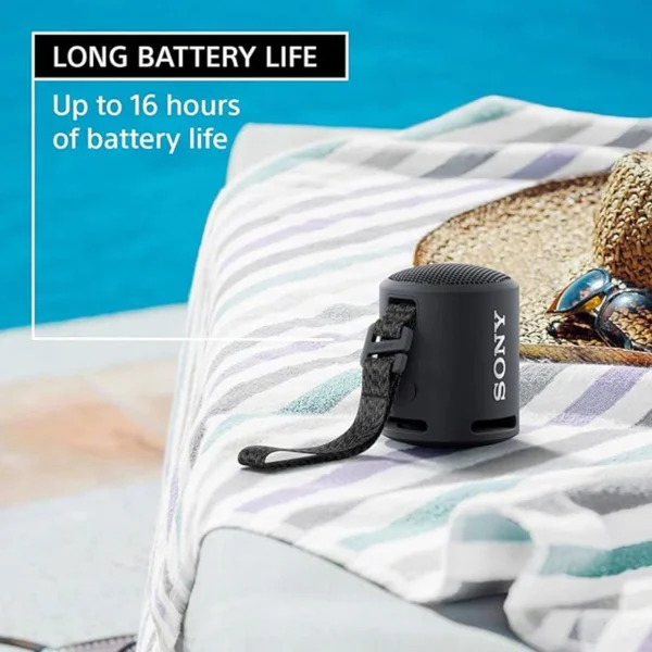 Sony Srs-Xb13 Wireless Extra Bass Portable Compact Bluetooth Speaker with 16 Hours Battery Life, Type-C, Ip67 Waterproof, Dustproof, with Mic, Loud Audio for Phone Calls/Work, Unboxed
