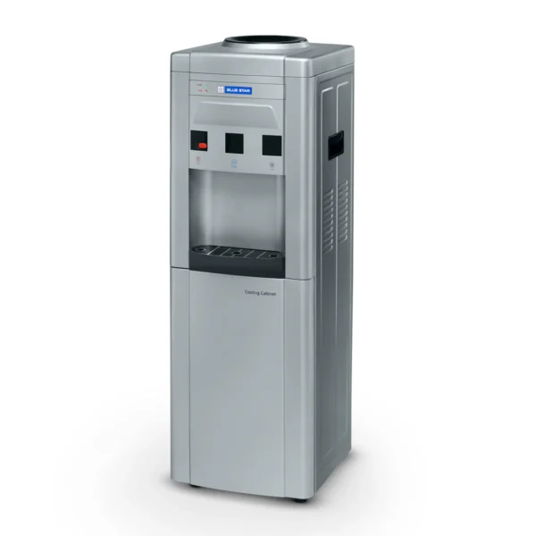 GA Series With Refrigerator-Grey Floor Standing | Bottled Water Dispenser