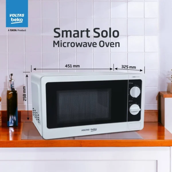 Voltas Beko MS20MPW10 20 L Solo Microwave Oven (White)