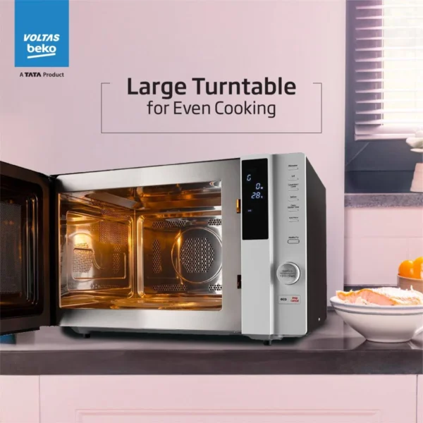 VOLTAS beko 28 Litre Convection Microwave Oven (MC28BD, Inox)